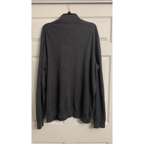 Eddie Bauer 2XL Tall Gray Merino Wool Cotton Lightweight Pullover Sweater - Picture 3 of 9